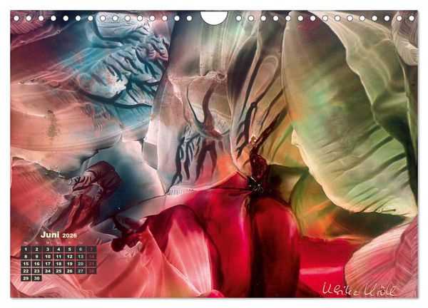 Produktbild: Encaustic Kunstkalender 2026 (Wandkalender 2026 DIN A4 quer), CALVENDO Monatskalender
