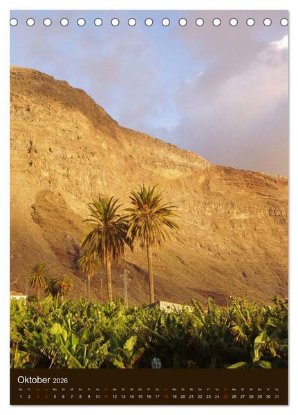 Produktbild: Inseltraum La Gomera (Tischkalender 2026 DIN A5 hoch), CALVENDO Monatskalender