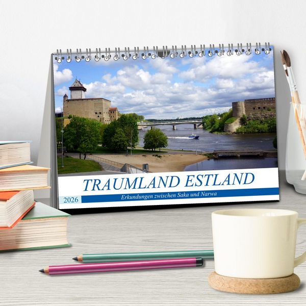 Produktbild: Traumland Estland - Erkundungen zwischen Saka und Narva (Tischkalender 2026 DIN A5 quer), CALVENDO Monatskalender