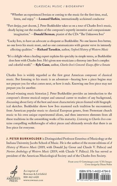 Produktbild: Listening to Charles Ives