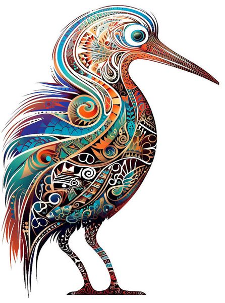 Produktbild: CALVENDO Puzzle Kiwi im Tattoo Design | 2000 Teile Lege-Gr&ouml;&szlig;e 90x67cm Foto-Puzzle f&uuml;r gl&uuml;ckliche Stunden