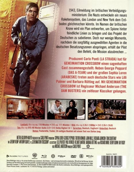 Produktbild: Geheimaktion Crossbow - Mediabook (Blu-ray+DVD)
