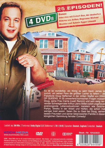 Produktbild: The King of Queens - Season 3 - Remastered [4 DVDs]