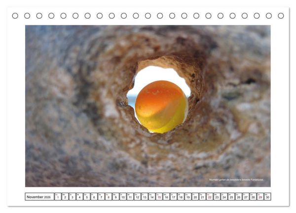 Produktbild: Meerglas - Juwelen der Meeres (Tischkalender 2026 DIN A5 quer), CALVENDO Monatskalender
