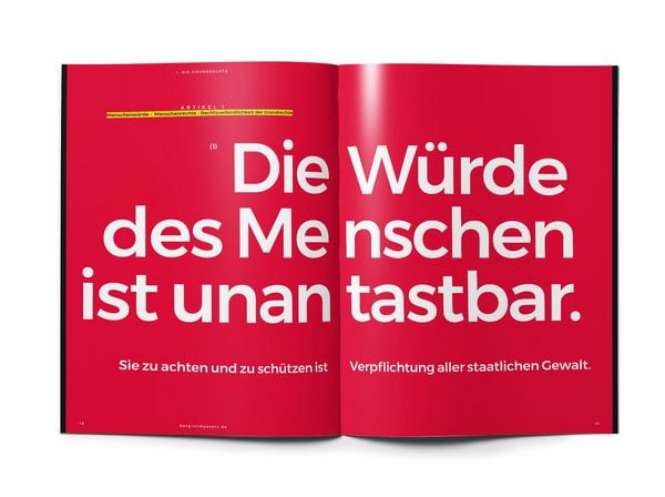Produktbild: Das Grundgesetz als Magazin