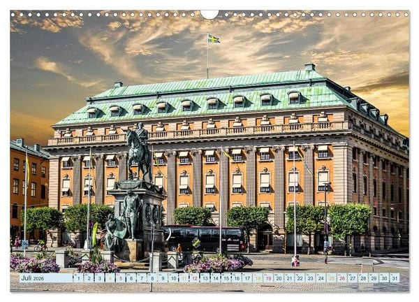 Produktbild: Stockholm - Venedig des Nordens (Wandkalender 2026 DIN A3 quer), CALVENDO Monatskalender