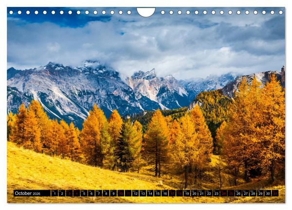 Produktbild: The Dolomites Mountains (Wall Calendar 2026 DIN A4 landscape), CALVENDO 12 Month Wall Calendar