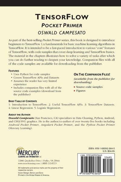 Produktbild: TensorFlow Pocket Primer