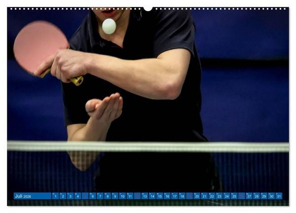 Produktbild: Tischtennis - Der am schnellsten gespielte Sport der Welt (Wandkalender 2026 DIN A2 quer), CALVENDO Monatskalender