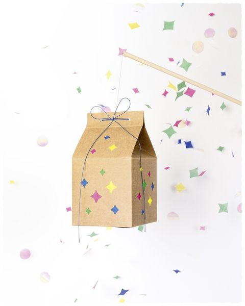 Produktbild: FOLIA Bastelartikel DIY Laterne MILKY WAY, inkl. 1 LED-Licht und Batterien