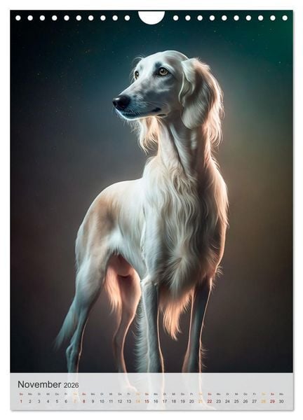 Produktbild: Persischer Windhund (Wandkalender 2026 DIN A4 hoch), CALVENDO Monatskalender