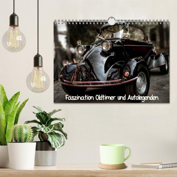 Produktbild: Faszination Oldtimer und Autolegenden (Wandkalender 2027 DIN A4 quer), CALVENDO Monatskalender