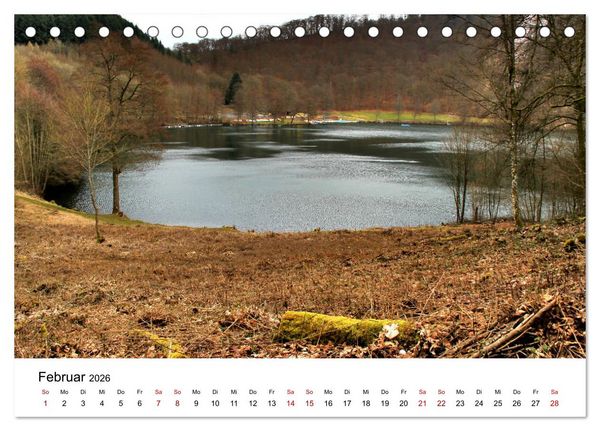 Produktbild: Sehenswertes in der Eifel - Die sch&ouml;nsten Maare (Tischkalender 2026 DIN A5 quer), CALVENDO Monatskalender