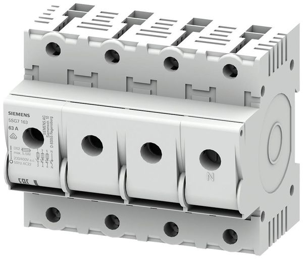 Siemens 5SG7163 Lasttrennschalter Sicherungsgröße = D02 63A 400V 1St.