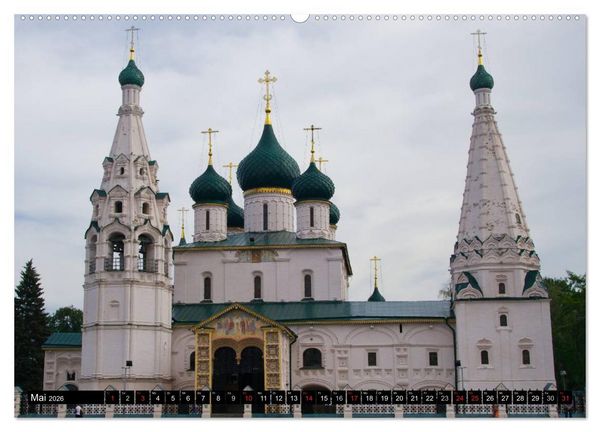 Produktbild: Flussfahrt Moskau - St. Petersburg (hochwertiger Premium Wandkalender 2026 DIN A2 quer), Kunstdruck in Hochglanz