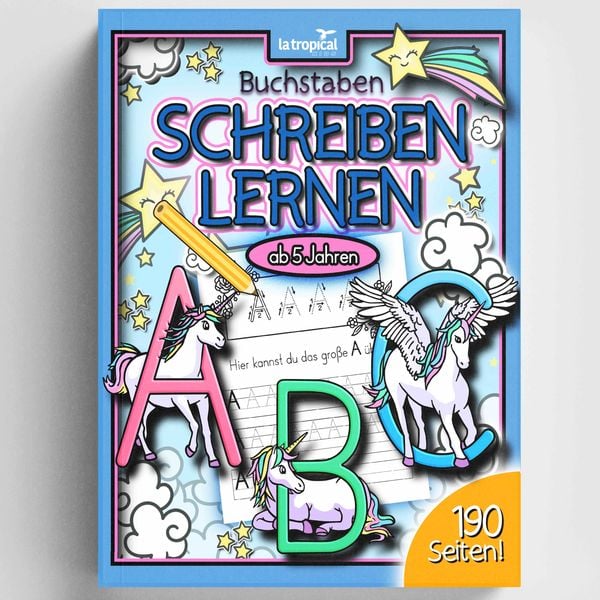 Produktbild: Buchstaben schreiben lernen ab 5 Jahren