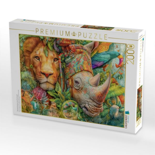 Produktbild: CALVENDO Puzzle Tierische Kreaturen des Dschungels | 2000 Teile Lege-Gr&ouml;&szlig;e 90x67cm Foto-Puzzle f&uuml;r gl&uuml;ckliche Stunden