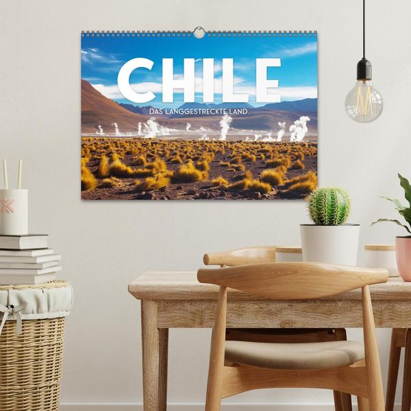 Produktbild: Chile - Das langgestreckte Land. (Wandkalender 2026 DIN A3 quer), CALVENDO Monatskalender