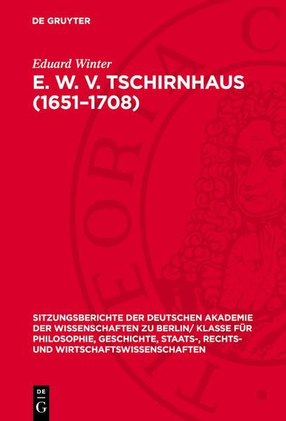Produktbild: E. W. v. Tschirnhaus (1651-1708)