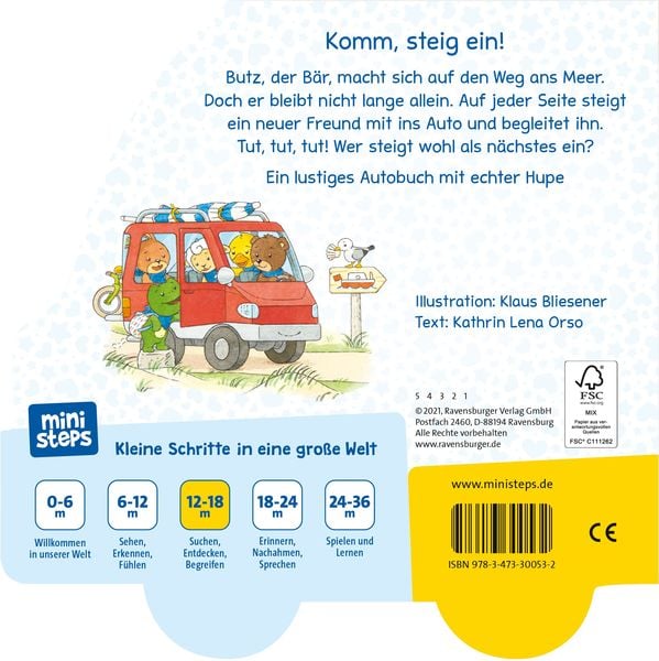 Produktbild: Ministeps: Tut! Tut! Wer f&auml;hrt mit?