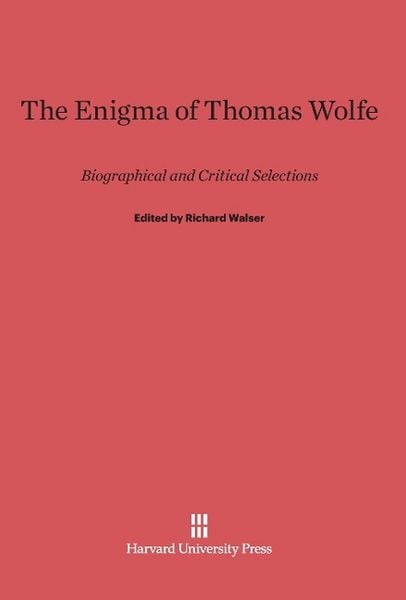 Produktbild: The Enigma of Thomas Wolfe