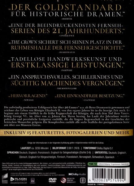 The Crown - Die komplette Serie [24 DVDs]