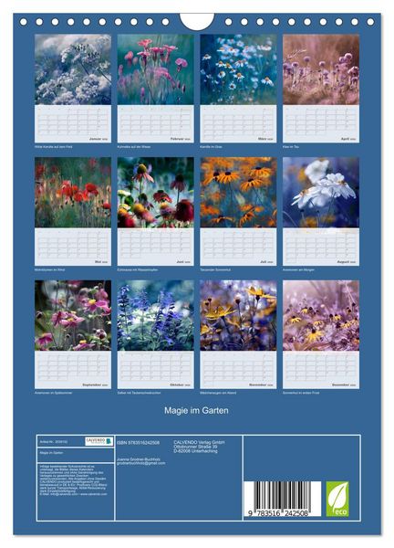 Produktbild: Magie im Garten (Wandkalender 2026 DIN A4 hoch), CALVENDO Monatskalender