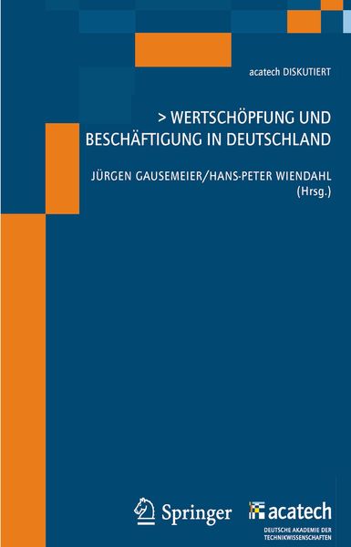 Produktbild: Wertsch&ouml;pfung und Besch&auml;ftigung in Deutschland
