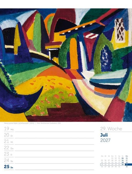 Produktbild: Kunstwelt Wochenplaner Kalender 2027 | Impressionismus und Klassische Moderne