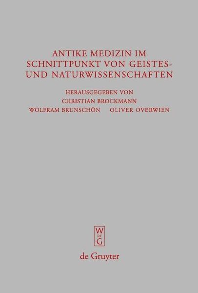 Produktbild: Antike Medizin im Schnittpunkt von Geistes- und Naturwissenschaften