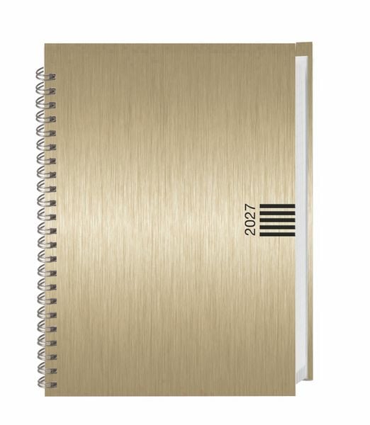Produktbild: Wochen-Cheftimer A5, Alu gold 2027