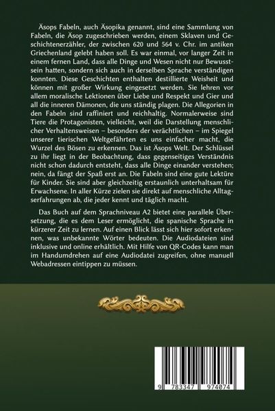 Produktbild: Spanisch lernen mit &Auml;sops Fabeln f&uuml;r Jung und Alt