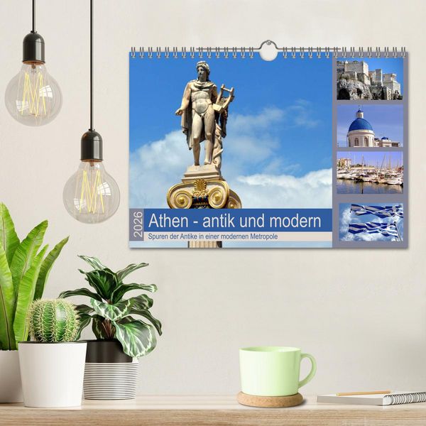 Produktbild: Athen - antik und modern (Wandkalender 2026 DIN A4 quer), CALVENDO Monatskalender