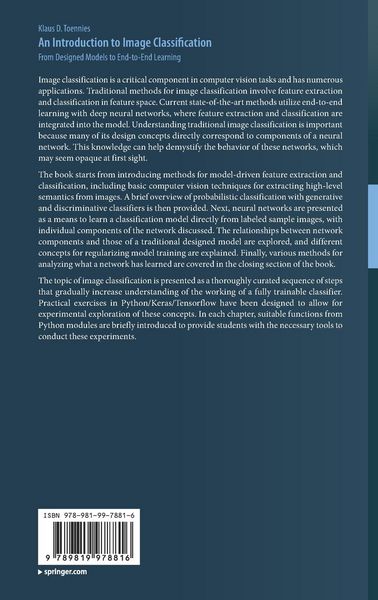 Produktbild: An Introduction to Image Classification