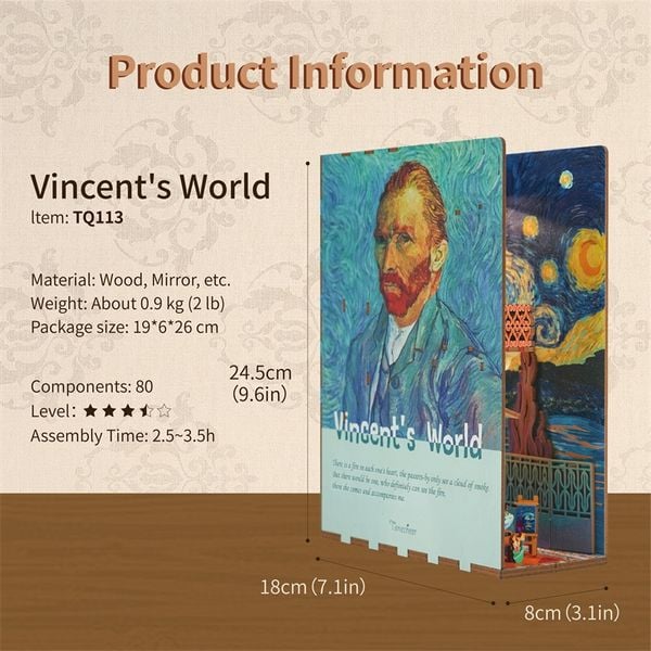 Book Nook DIY Bücherecke Vincent's World