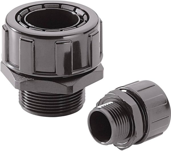 Produktbild: LAPP 55502445 SILVYN&reg; MPC M25 GY Schlauchverschraubung Grau M25 25mm Gerade 1St.