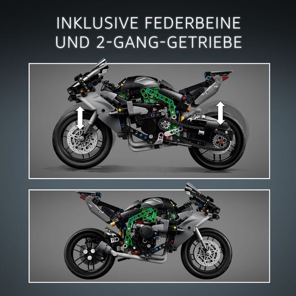 Produktbild: LEGO 42170 | Technic Kawasaki Ninja H2R Motorrad 42170, Geschenk f&uuml;r Kinder