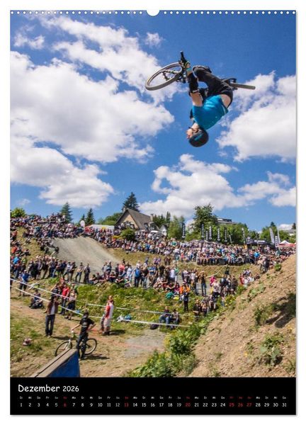 Produktbild: Slopestyle Extrembiking (hochwertiger Premium Wandkalender 2026 DIN A2 hoch), Kunstdruck in Hochglanz