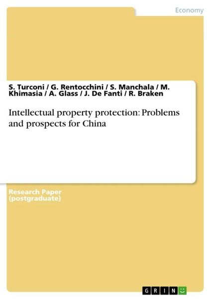Produktbild: Intellectual property protection: Problems and prospects for China