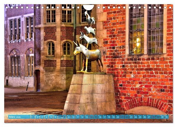 Produktbild: Kalender Hansestadt Bremen a. d. Weser, 2026 (Wandkalender 2026 DIN A4 quer), CALVENDO Monatskalender