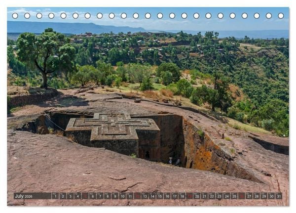 Produktbild: Dream destinations around the world (Desk Calendar 2026 DIN A5 landscape), CALVENDO 12 Month DeskCalendar