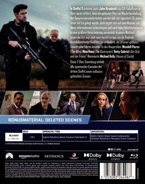Produktbild: Tom Clancy's Jack Ryan - Staffel 3 [2 BRs]