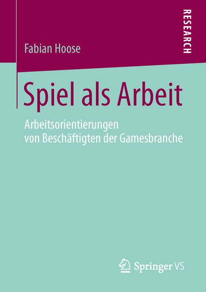 Produktbild: Spiel als Arbeit