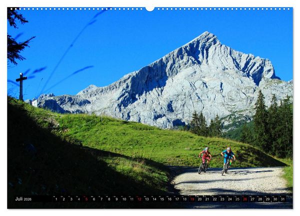 Produktbild: Mountainbike Traumpfade (hochwertiger Premium Wandkalender 2026 DIN A2 quer), Kunstdruck in Hochglanz