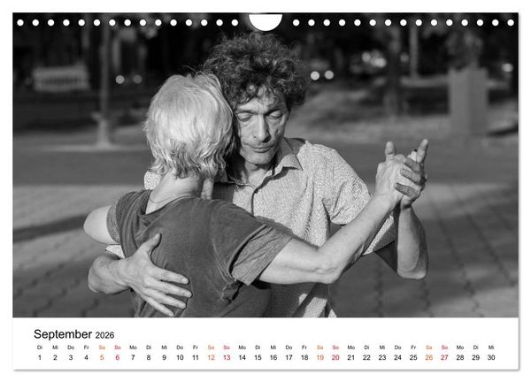 Produktbild: Tango Argentino - Paare beim Tanz auf &ouml;ffentlichen Pl&auml;tzen (Wandkalender 2026 DIN A4 quer), CALVENDO Monatskalender