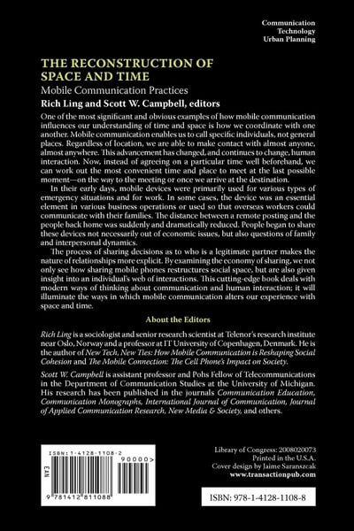 Produktbild: The Reconstruction of Space and Time