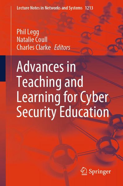 Produktbild: Advances in Teaching and Learning for Cyber Security Education