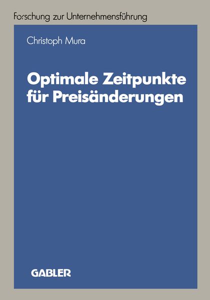 Produktbild: Optimale Zeitpunkte f&uuml;r Preis&auml;nderungen