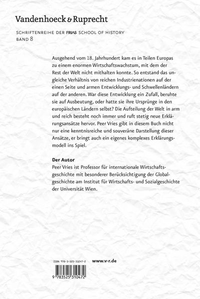 Produktbild: Urspr&uuml;nge des modernen Wirtschaftswachstums