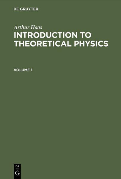 Produktbild: Introduction to Theoretical Physics. Volume 1